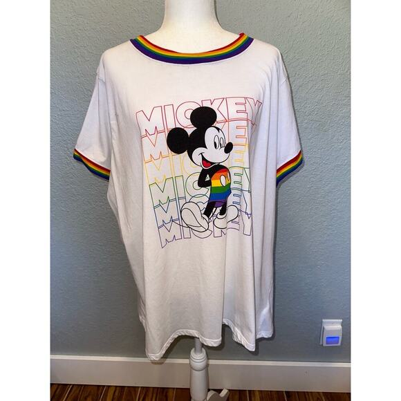 Disney Tops - Disney Women's White Mickey Mouse Graphic Blouse